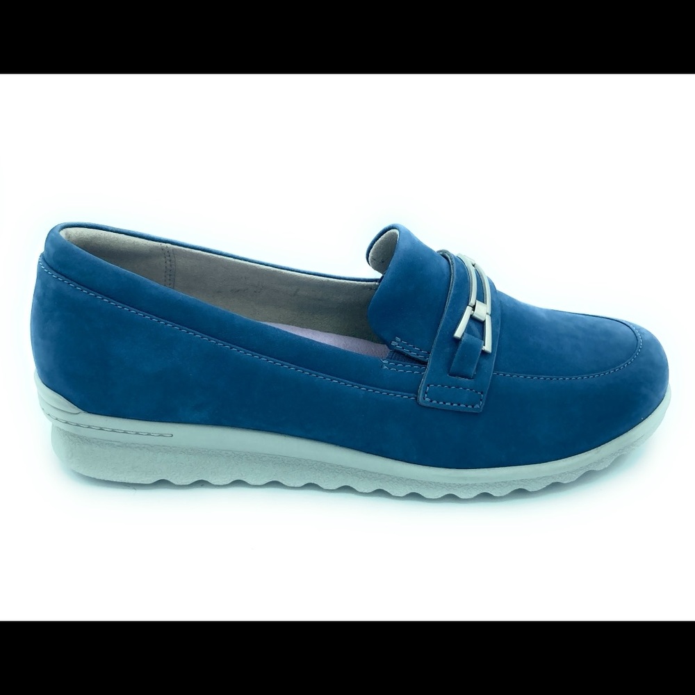 Aravon Womens Josie Bit Loafer Wedge Shoes Size 8
